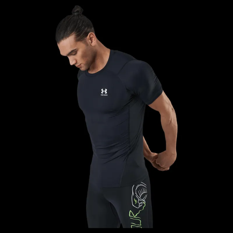 Under Armour HG Armour Comp SS Black Svart