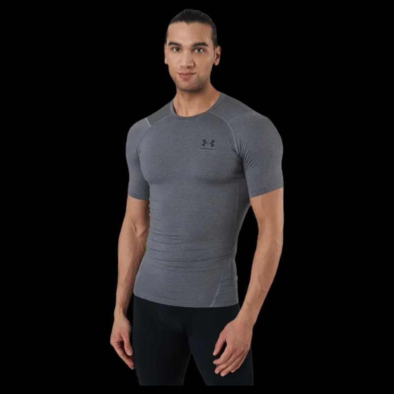 Under Armour HG Armour Comp SS Grey Grå New