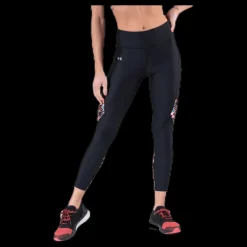 Best Under Armour HG Armour Printed Panel Ankle Crop Black Svart