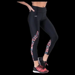 Best Under Armour HG Armour Printed Panel Ankle Crop Black Svart