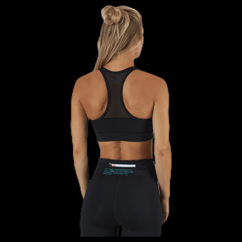Online Puma High Impact Front Zip Bra Black Svart
