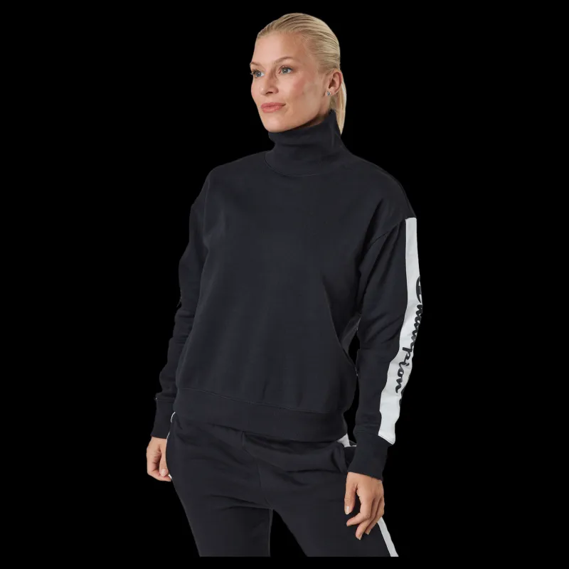 Outlet Champion High Neck Sweatshirt Kk001 Svart
