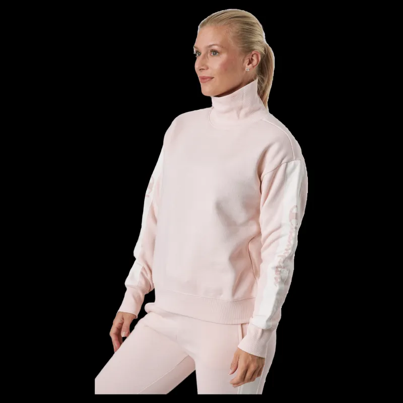 New Champion High Neck Sweatshirt Ps075 Rosa