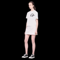 Calvin Klein High Rise Mini Skirt White Rosa Online
