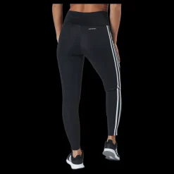 Online adidas High Rise 3-Stripes 7/8 Tights Black / White Svart