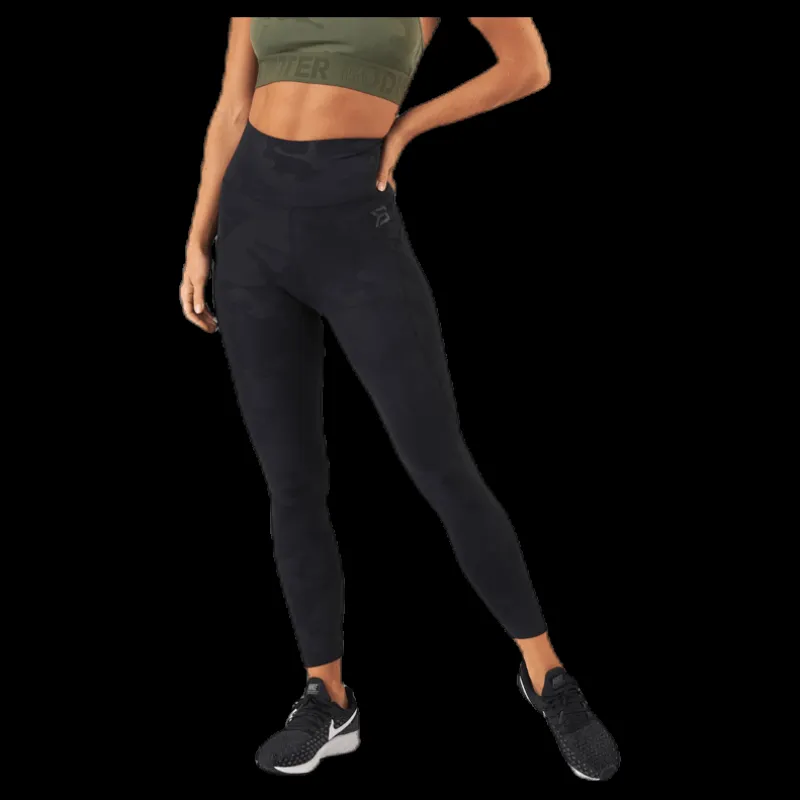 Better Bodies High Waist Leggings Patterned/Black Mönstrad och Svart Best