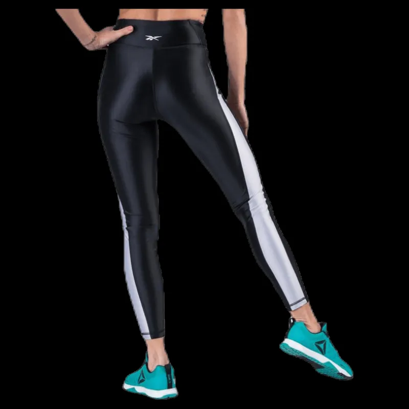 Outlet Reebok HighRise Tight Shiny Black Svart