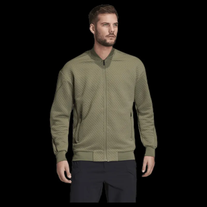 adidas Hike Fleece Jacket Green Grön