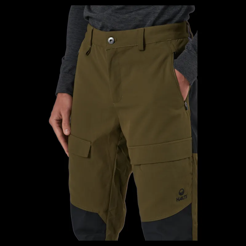 Halti Hiker Ii Moutdoor Pant Dark Olive Grön New