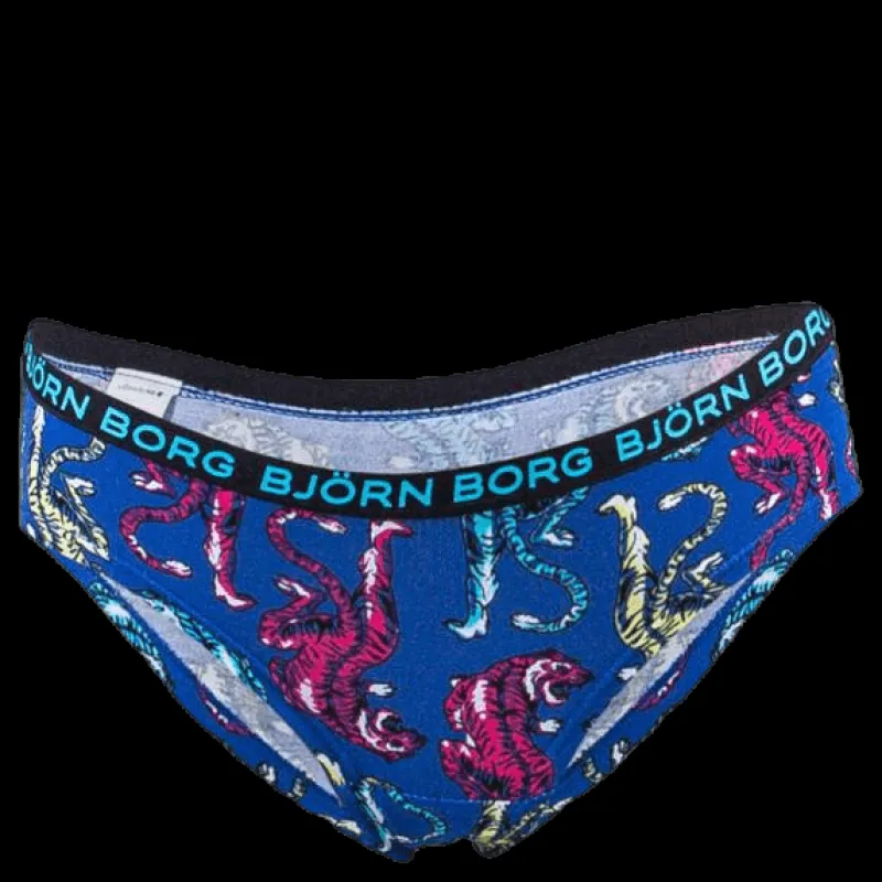 Björn Borg Hipster Energy Leo och Tiger Junior 5-Pack Patterned Mönstrad Hot