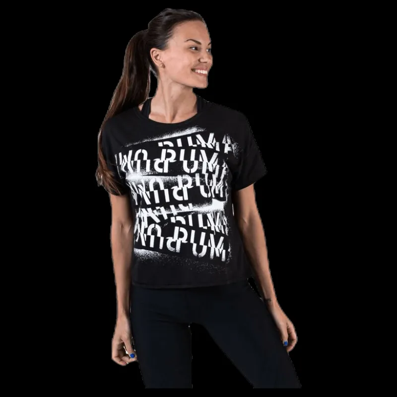 Discount Puma HIT Feel It Tee Black Svart