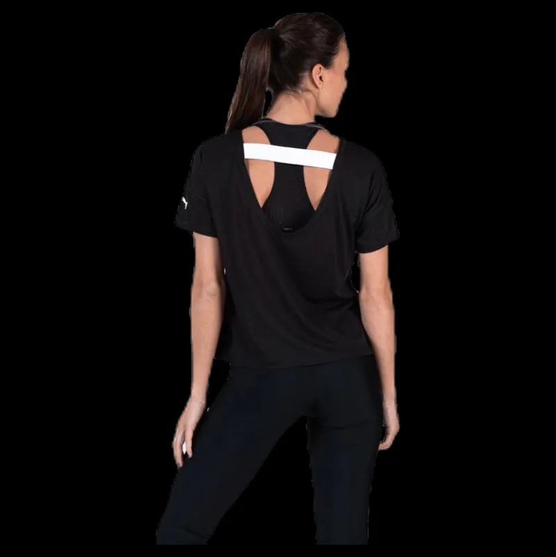 Discount Puma HIT Feel It Tee Black Svart