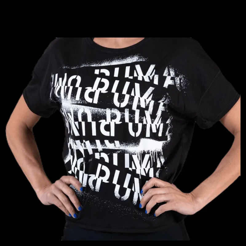 Discount Puma HIT Feel It Tee Black Svart
