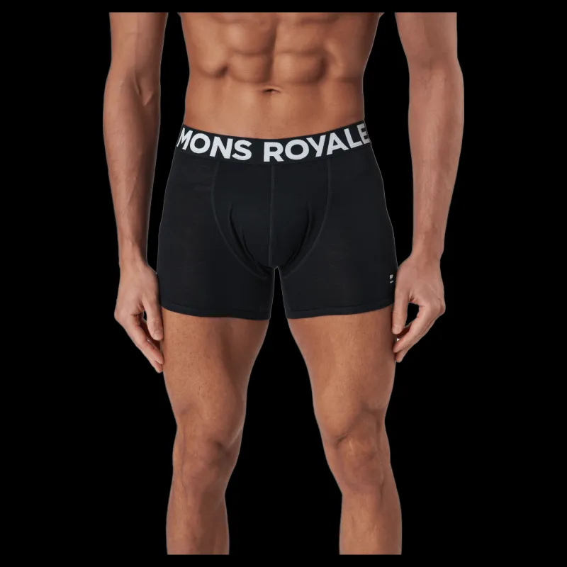 Online Mons Royale Hold 'em Shorty Boxer Black Svart