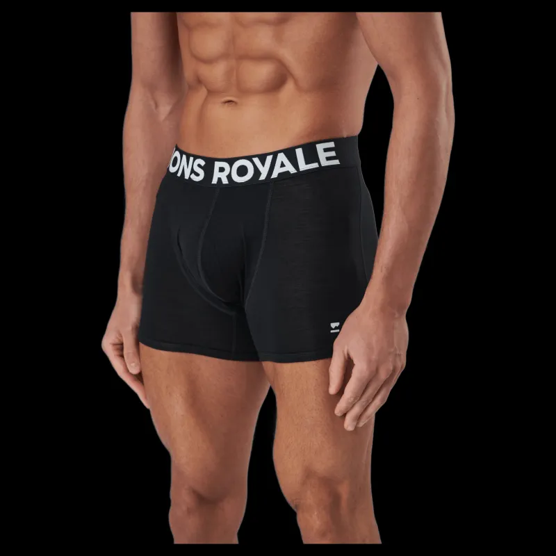 Online Mons Royale Hold 'em Shorty Boxer Black Svart