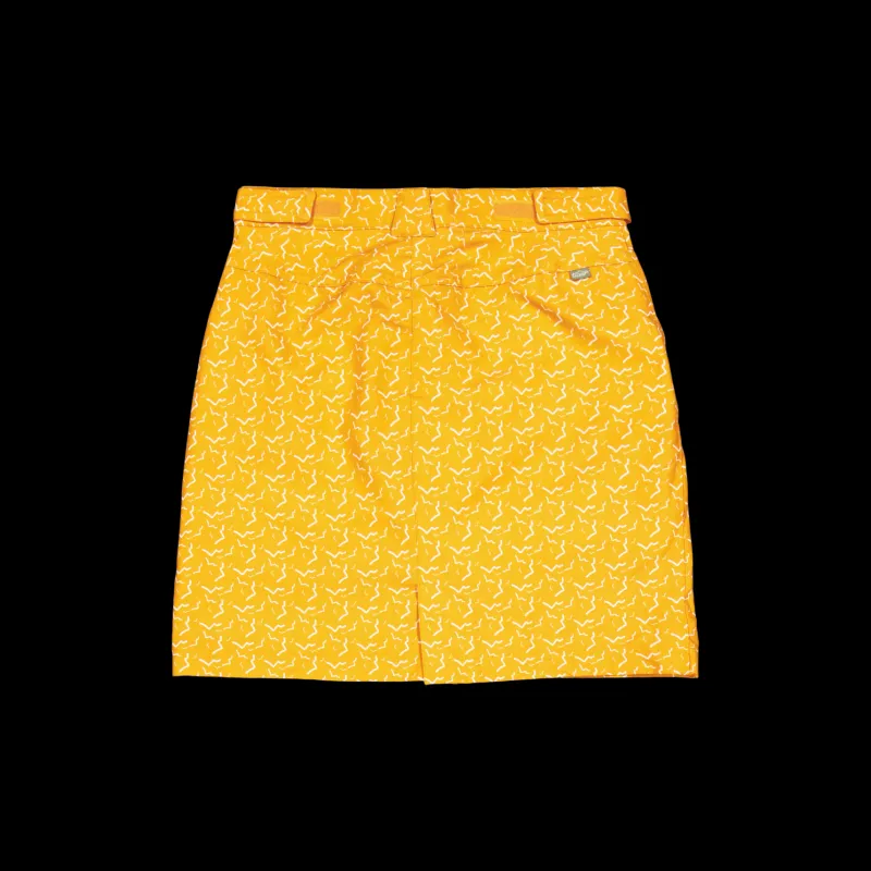 Tuxer Hollie Reco Skort Flame Orange Print Gul Online