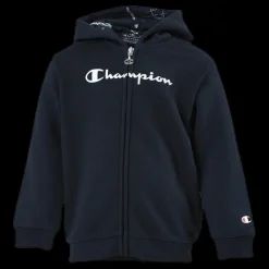 Champion Hooded Full Zip Suit Junior Blue Blå