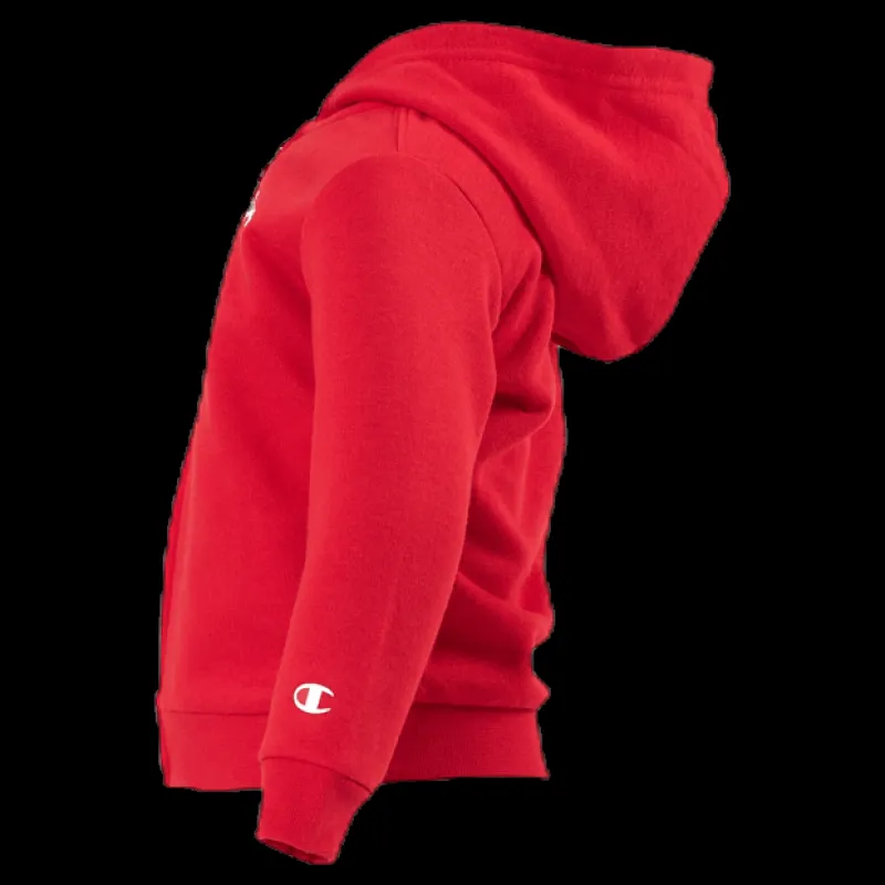 Clearance Champion Hooded Full Zip Suit Junior Red Röd
