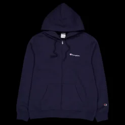 Hot Champion Hooded Full Zip Sweatshirt Sky Captain Blå