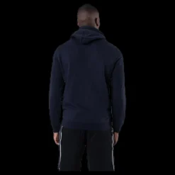New Champion Hooded Full Zip Sweatshirt Blue Blå