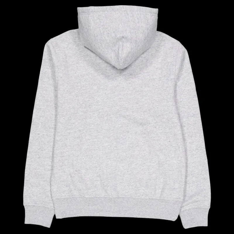New Champion Hooded Full Zip Sweatshirt New Oxford Grey Melange Grå