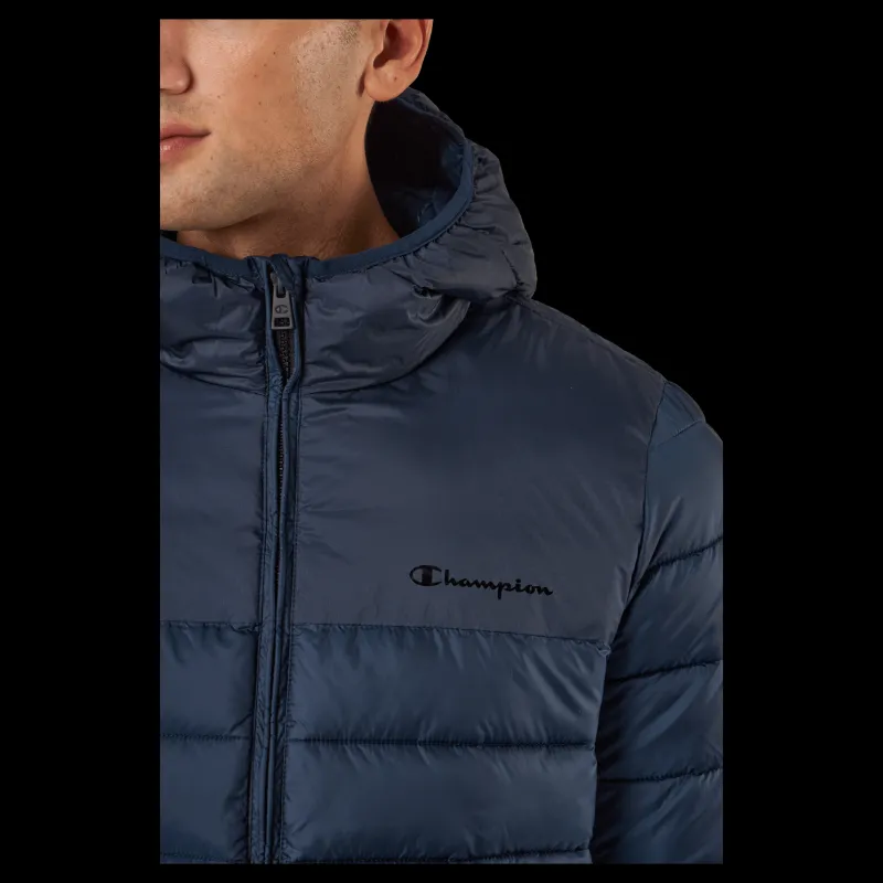 Champion Hooded Jacket Bs501 Blå New