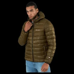 Sale Champion Hooded Jacket Green Grön