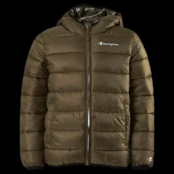 Champion Hooded Jacket Junior Green Grön Sale