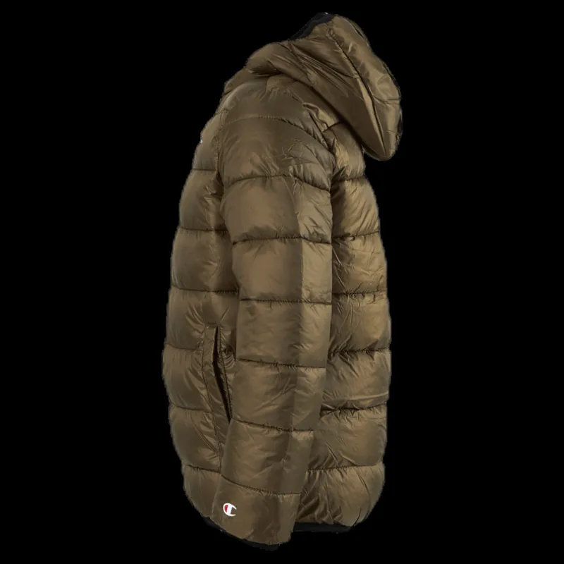 Champion Hooded Jacket Junior Green Grön Sale