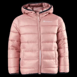 Champion Hooded Jacket Junior Pink Rosa Sale