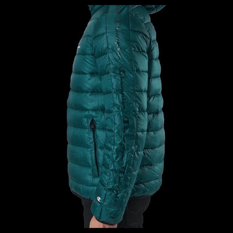 Outlet Champion Hooded Jacket Rain Forest Grön