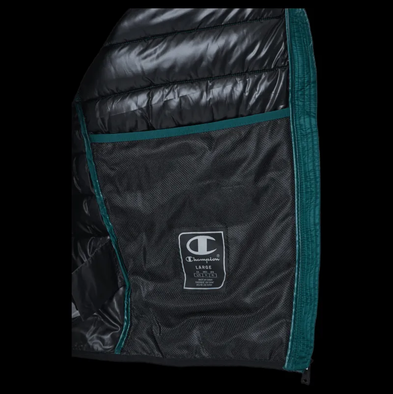 Outlet Champion Hooded Jacket Rain Forest Grön