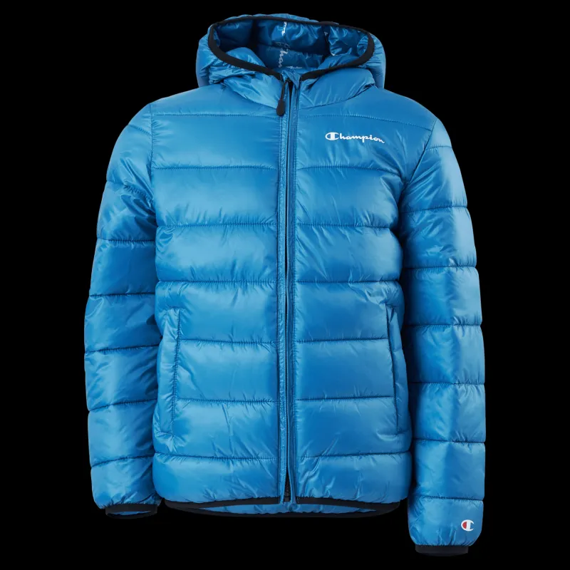 Champion Hooded Jacket Vallarta Blue Blå Clearance