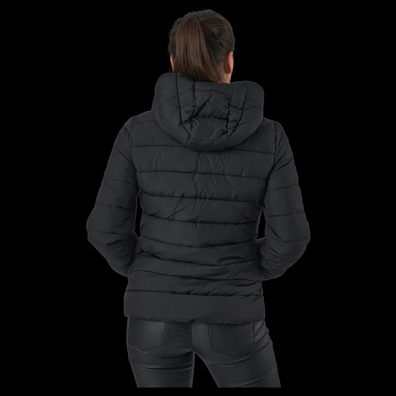 New Champion Hooded Polyfilled Jacket Black Beauty