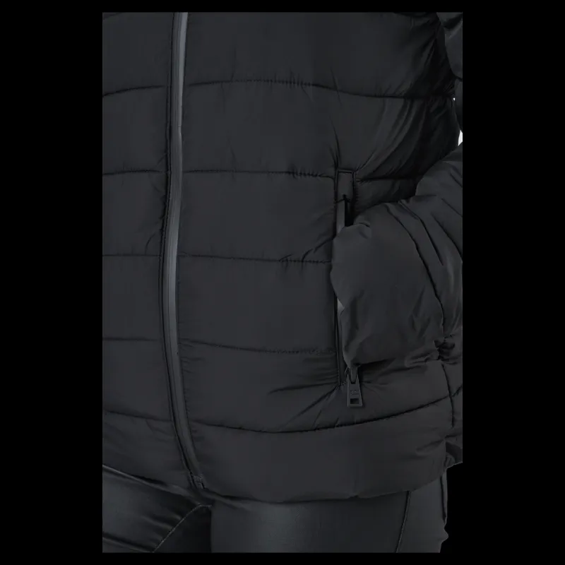 New Champion Hooded Polyfilled Jacket Black Beauty