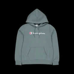 Outlet Champion Hooded Sweatshirt Balsamo Green Grå