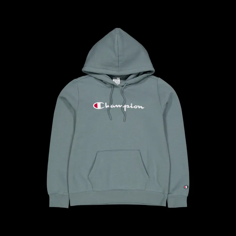 Outlet Champion Hooded Sweatshirt Balsamo Green Grå