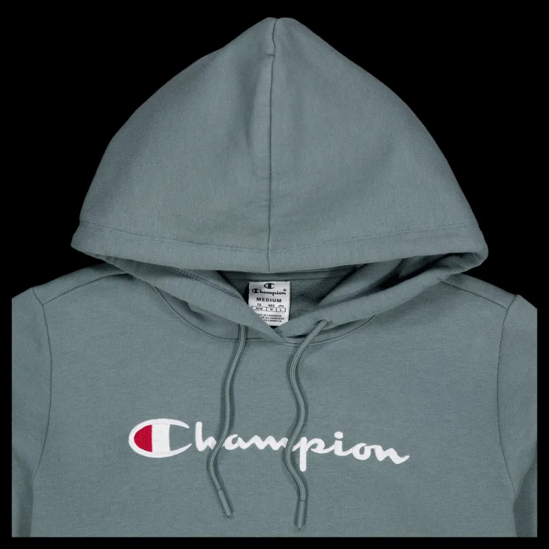 Outlet Champion Hooded Sweatshirt Balsamo Green Grå