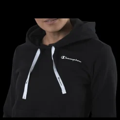 Best Champion Hooded Sweatshirt Black Svart