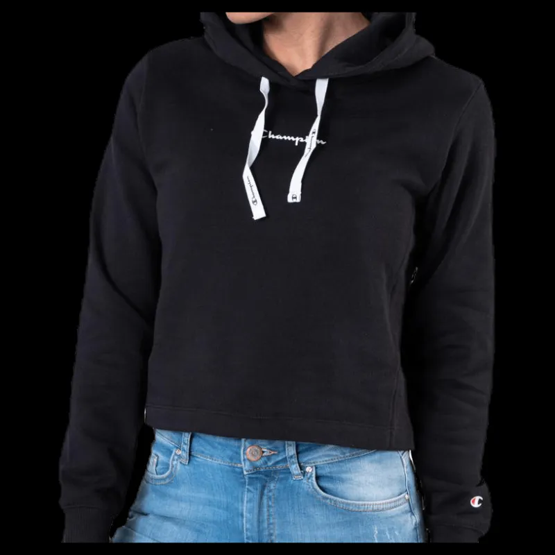 Champion Hooded Sweatshirt Black Svart Hot