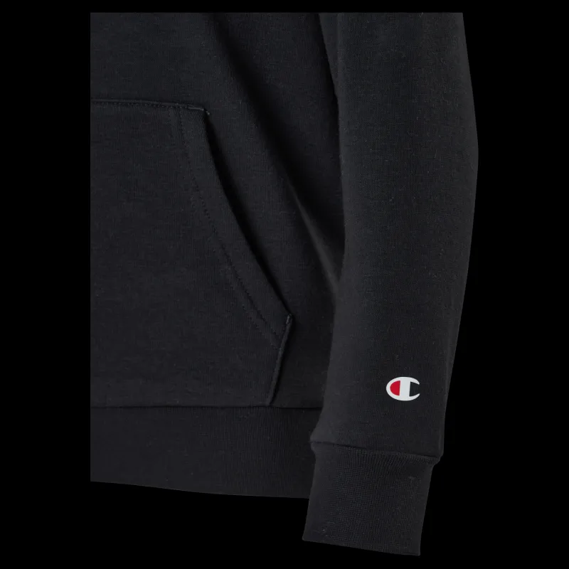 Best Champion Hooded Sweatshirt Black Beauty Svart