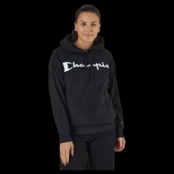 Outlet Champion Hooded Sweatshirt Black Beauty Svart
