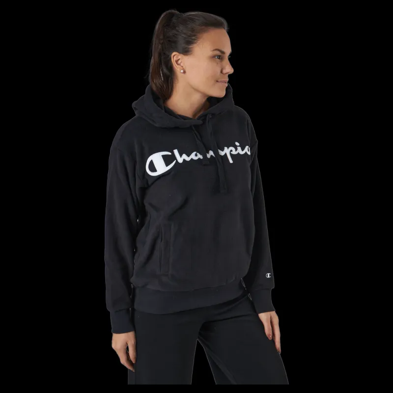 Outlet Champion Hooded Sweatshirt Black Beauty Svart