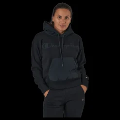 Sale Champion Hooded Sweatshirt Black Beauty Svart