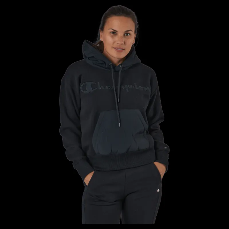Sale Champion Hooded Sweatshirt Black Beauty Svart