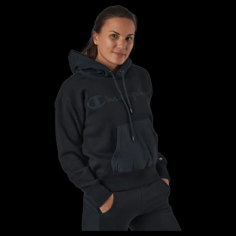 Sale Champion Hooded Sweatshirt Black Beauty Svart