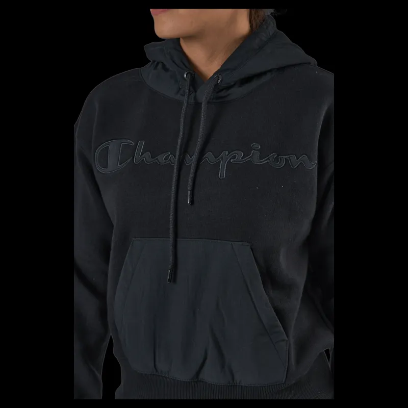 Sale Champion Hooded Sweatshirt Black Beauty Svart