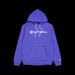 Champion Hooded Sweatshirt Dazzling Blue Lila Outlet