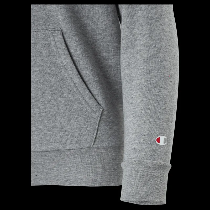 Outlet Champion Hooded Sweatshirt Gray Melange Light Grå