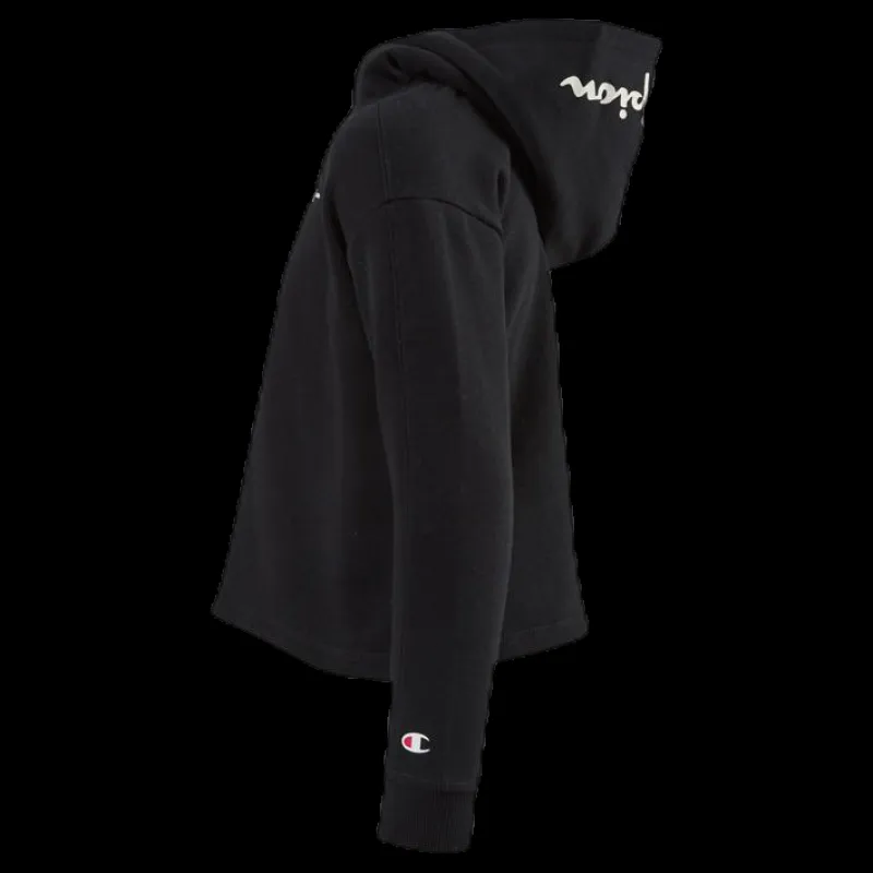Best Champion Hooded Sweatshirt Jr Black Svart